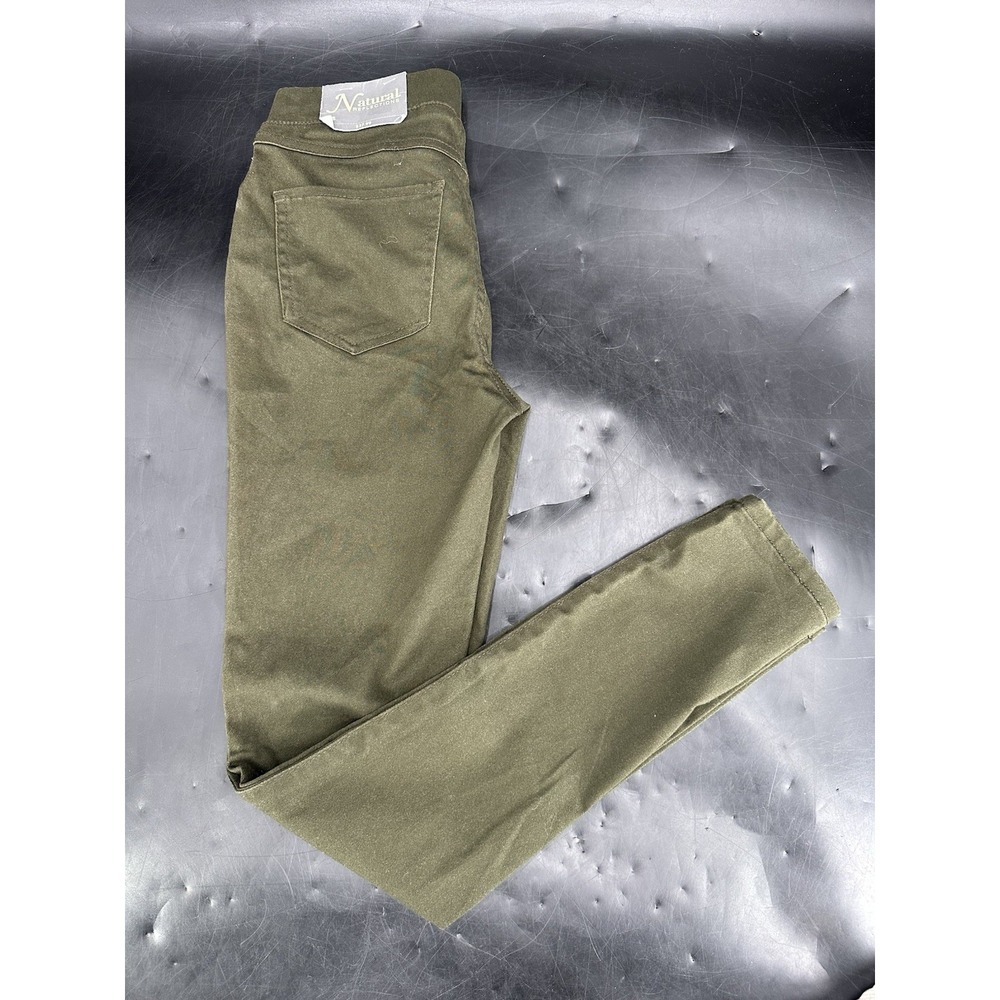 NEW Natural Reflections Jeans Women's Sz XS Green Lucy Pull On Jegging Slimming - Picture 3 of 8
